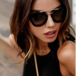 Trendy Prada cinema sunglasses